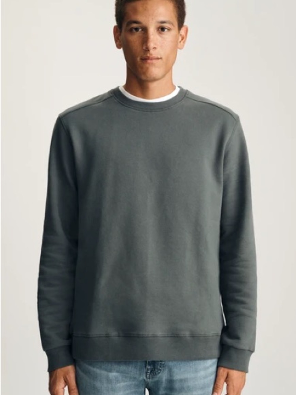 EVERLANE NWT THE TRACK CREWNECK SWEATSHIRT SMALL